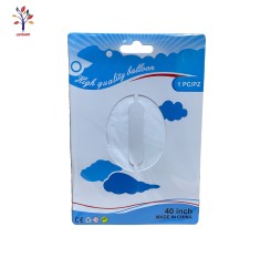 Baloane cifra din folie 40” (100 cm) alb