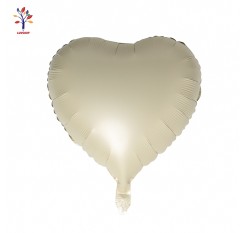 Baloane folie inima 18” (46 cm) Milky White