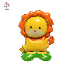Lion figurine foil balloons