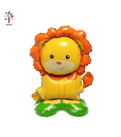 Lion figurine foil balloons