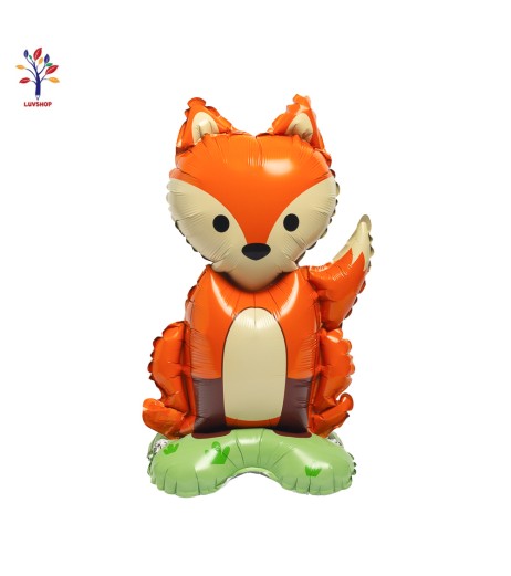 Fox figurine foil balloons