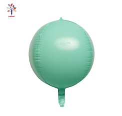 4D uni pearl aqua foil balloons 10” (25 cm) 5 pcs/set