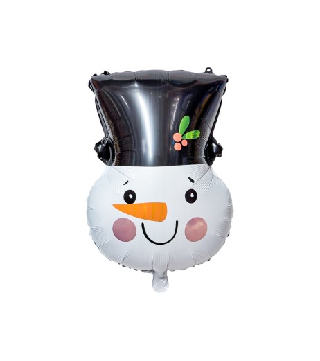 Foil balloon Xmas snowman 55*42 cm