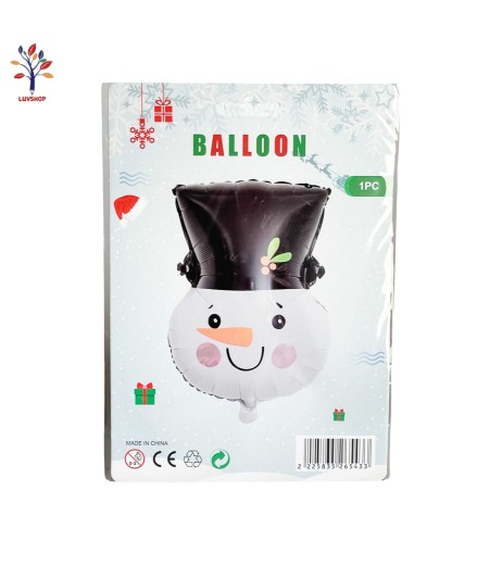 Foil balloon Xmas snowman 55*42 cm