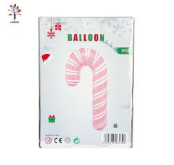 Balon folie Xmas acadea roz 77*34 cm