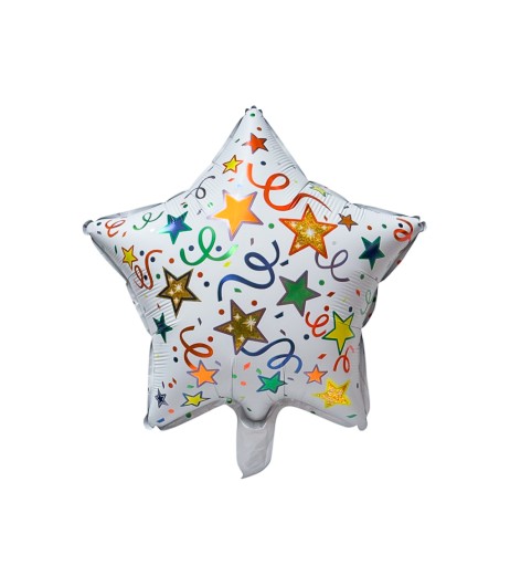 Foil balloon Xmas stars 40* 40 cm