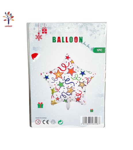 Foil balloon Xmas stars 40* 40 cm