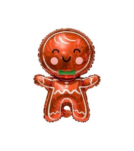 Xmas gingerbread foil balloon 65*40 cm