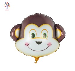 Monkey figurine foil balloons