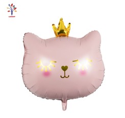 Baloane folie Princess Cat pink 11