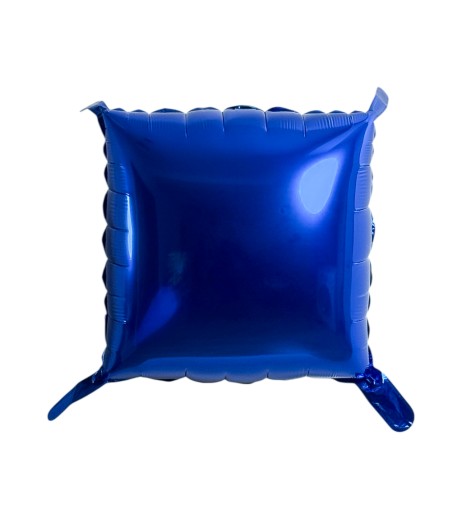 Set 10 baloane folie 35/35 cm bicolore bleu-albastru