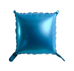 Set of 10 foil balloons 35/35 cm, bicolor blue-blue 