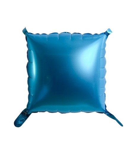 Set 10 baloane folie 35/35 cm bicolore bleu-albastru