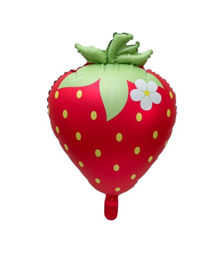 Red Strawberry Foil Balloons