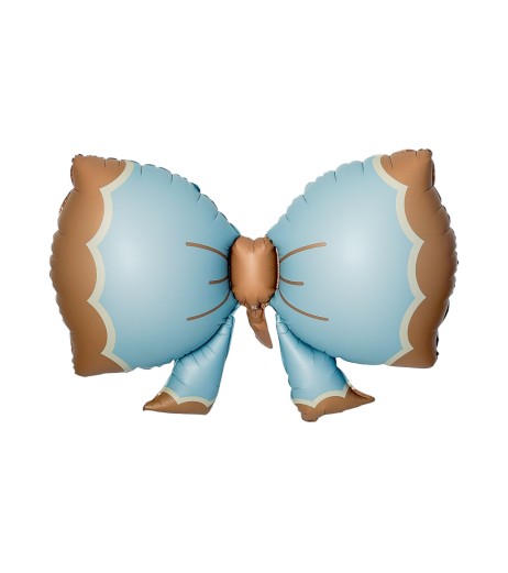 Baloane folie funda bicolora bleu