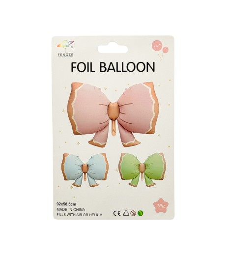 Baloane folie funda bicolora bleu