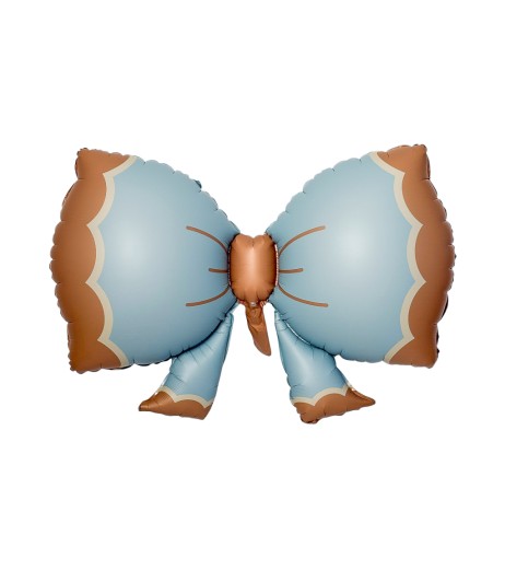 Baloane folie funda bicolora bleu