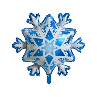 Baloane din folie UM002 fulg 68*72 cm albastru-alb Baloane din folie UM002 fulg 68*72 cm albastru-alb