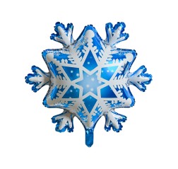 Baloane din folie UM002 fulg 68*72 cm albastru-alb Baloane din folie UM002 fulg 68*72 cm albastru-alb