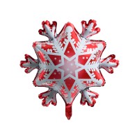 Baloane din folie UM002 fulg 68*72 cm rosu-alb Baloane din folie UM002 fulg 68*72 cm rosu-alb