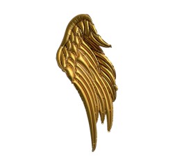 Baloane din folie UM004 aripa 71*121 cm auriu Baloane din folie UM004 aripa 71*121 cm auriu