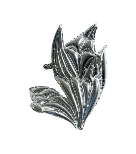 Foil balloons UM004 wing 95*64 cm silver