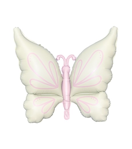 Baloane folie fluture WhiteSand