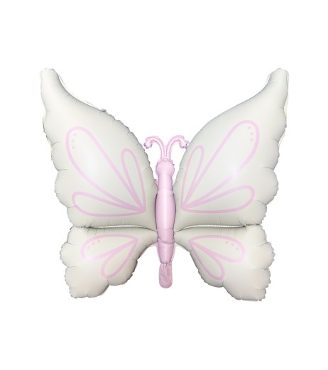 Baloane folie fluture WhiteSand