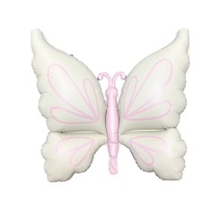 Baloane folie fluture WhiteSand