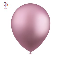 Latex balloons 50 pcs/set 12” (30 cm) chrome pink lilac #CR01