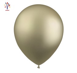 Latex balloons 50 pcs/set 12” (30 cm) chrome gold jungle dark #CR07