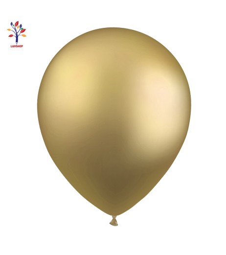 Latex balloons 50 pcs/set 12” (30 cm) royal gold chrome #CR08