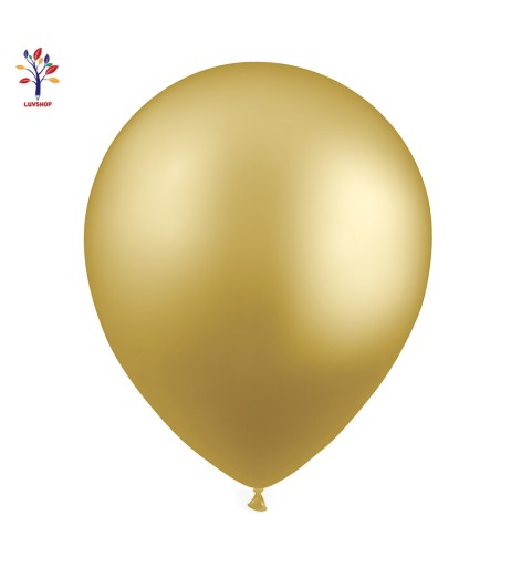 Latex balloons 50 pcs/set 12” (30 cm) chrome gold medium #CR23M