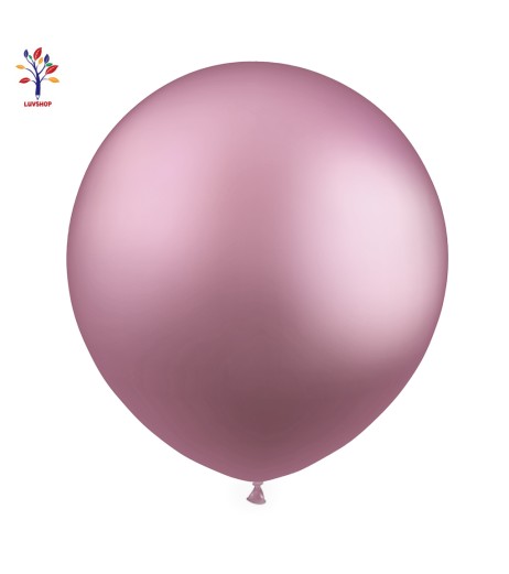 Baloane latex jumbo 18” (46 cm) 10/set crom roz lila #CR01