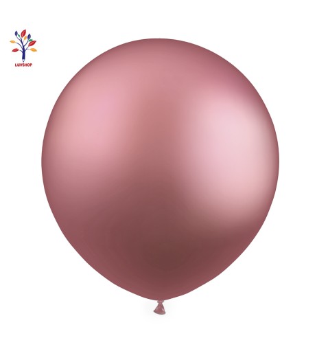 Jumbo latex balloons 18” (46 cm) 10/set chrome red purple antique #CR02