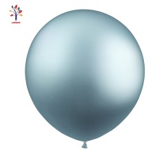 Baloane latex jumbo 18” (46 cm) 10/set crom bleu ciel #CR09