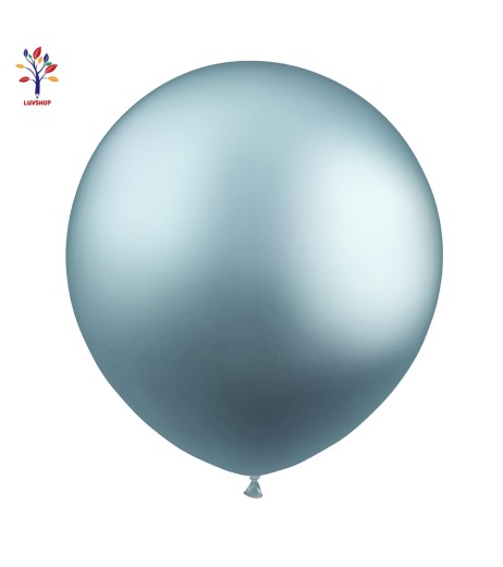 Baloane latex jumbo 18” (46 cm) 10/set crom bleu ciel #CR09