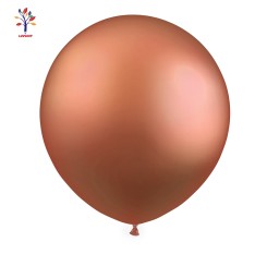 Baloane latex jumbo 18” (46 cm) 10/set crom auriu rosu #CR21