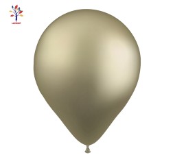 Latex balloons 100 pcs/set 5” (13 cm) chrome gold jungle dark #CR07