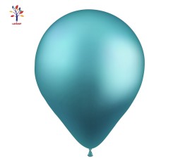 Latex balloons 100 pcs/set 5” (13 cm) chrome ocean blue #CR10