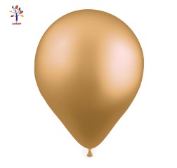 Baloane latex 100 buc/set 5” (13 cm) crom auriu fashion #CR23Q