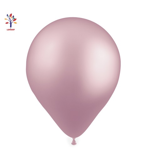 Baloane latex 100 buc/set 5” (13 cm) crom baby pink #CR26