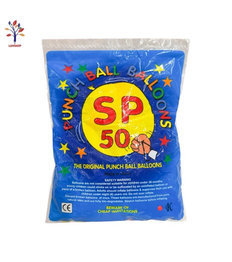 Baloane latex cu elastic 50 buc/set