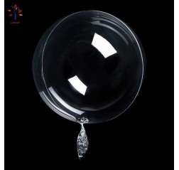 Transparent plastic balloon BOBO 36" (90 cm)