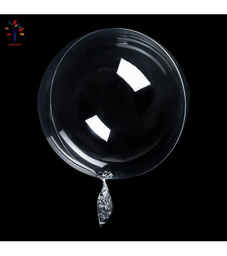 Transparent plastic balloon BOBO 18'' (46 cm)