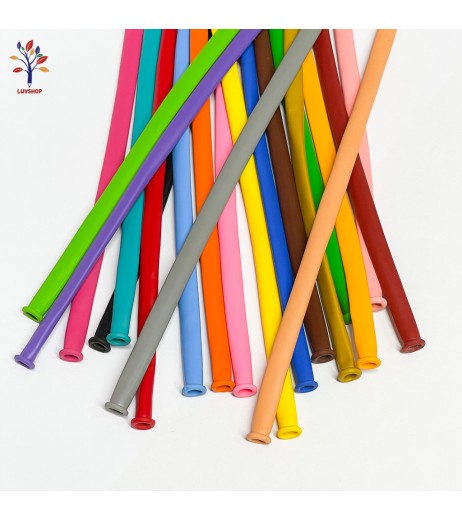 Unicolor modeling balloons 30 cm 100 pieces/1 color/set