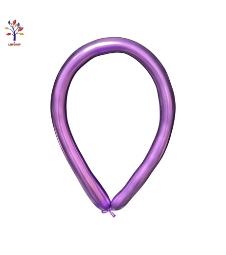Modeling balloons 30 cm 100/set chrome purple