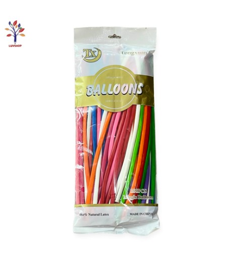 Modeling balloons 30 cm 100 pieces mixed colors / set