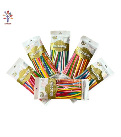 Modeling balloons 30 cm 100 pieces mixed colors / set