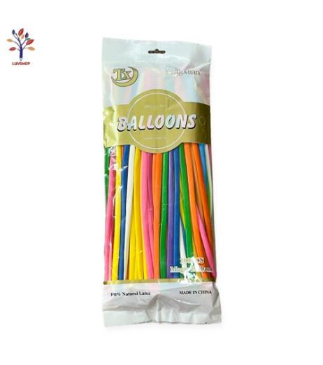 Modeling balloons 30 cm 100 pieces mixed colors / set